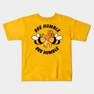 Bee Humble, Funny Bee Design Kids T-Shirt